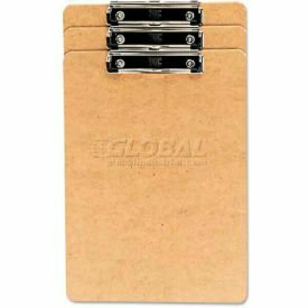 Universal Universal Recycled Clipboard, 1/2" Capacity, Holds 8-1/2w x 14h, Brown, 3/Pack UNV05563***